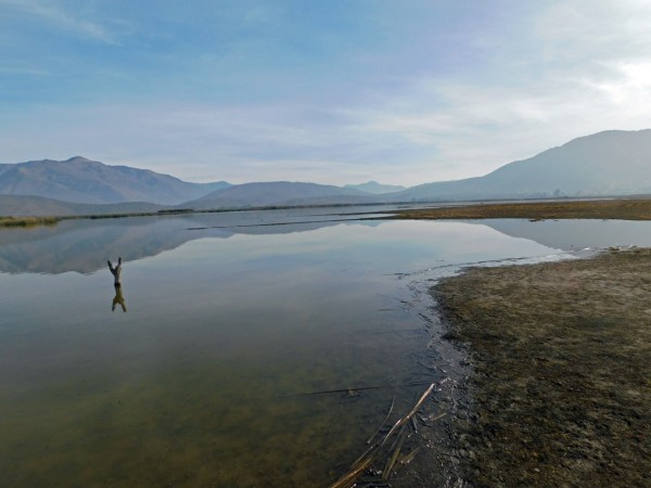 Vista de la laguna hacia el Norte