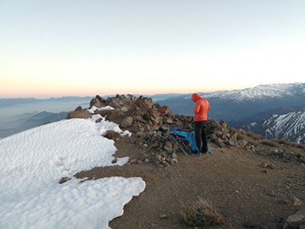 Pirca cuando está sin nieve