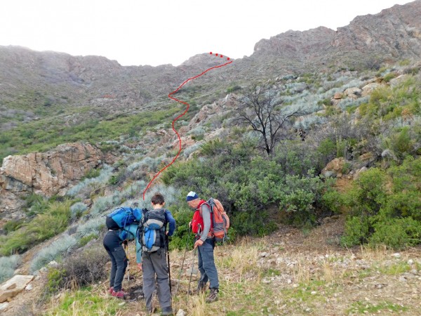 Posible campamento Agua del Guanaco