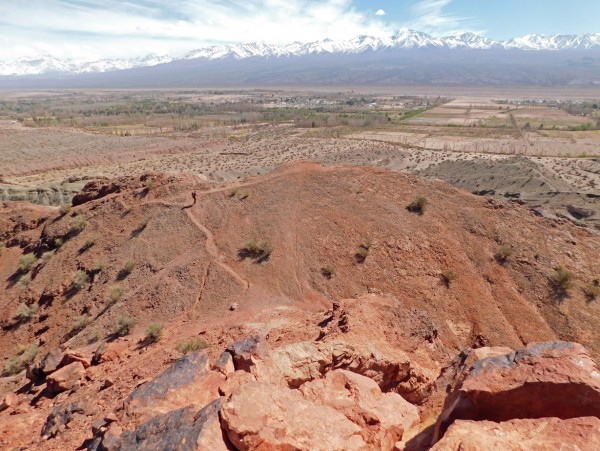 Vista a la cumbre secundaria