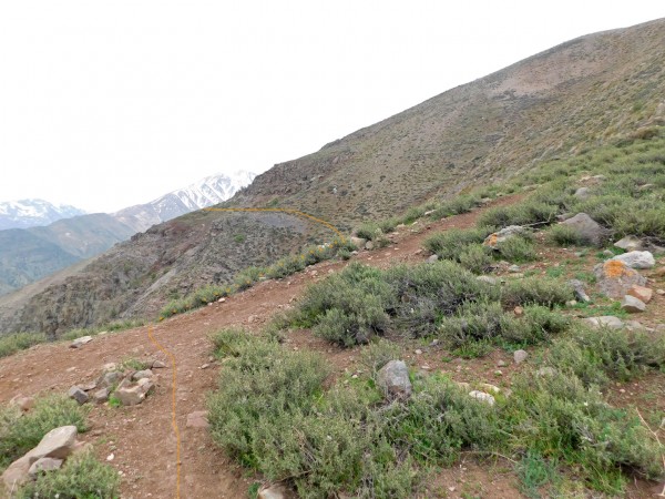 Cruce con ruta de bicicletas