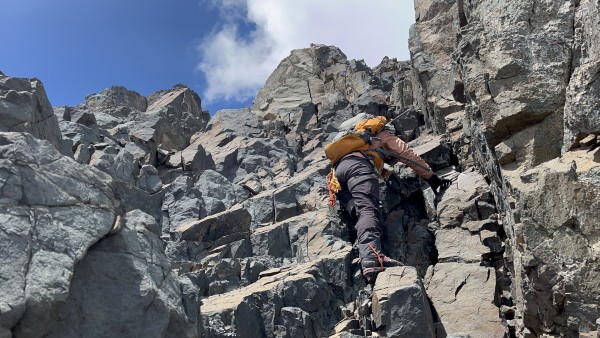 Inicio de la escalada