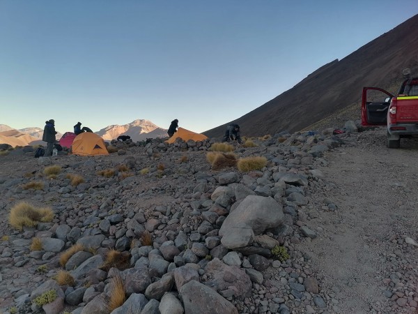Campamento base 4800 msnm