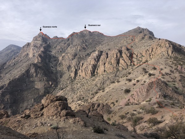 Cerro Guanaco norte y sur
