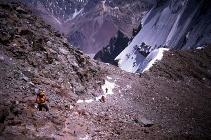 Llegada a la cumbre