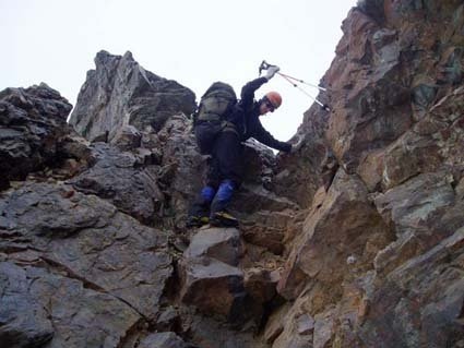 Rocas en el filo del Chacaya