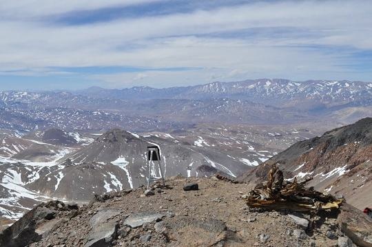 Cumbre cerro Las Tórtolas