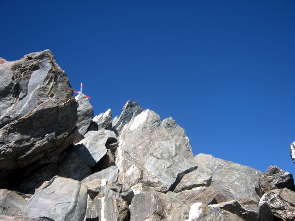 Llegada a la cumbre.