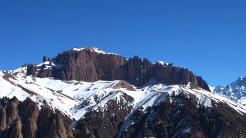 Penitentes desde centro de esquí Penitentes desde centro de esquí