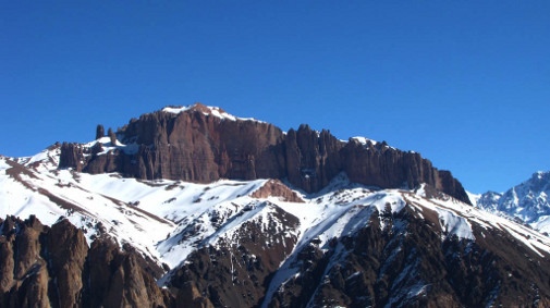 Penitentes desde centro de esquí