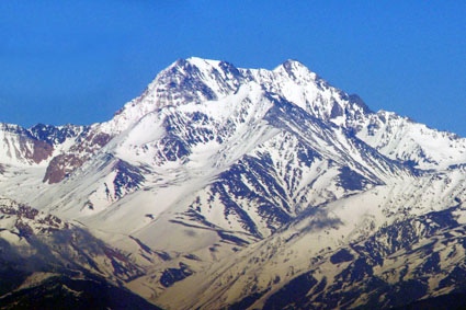 Cerro Negro Pabellón desde la Precordillera