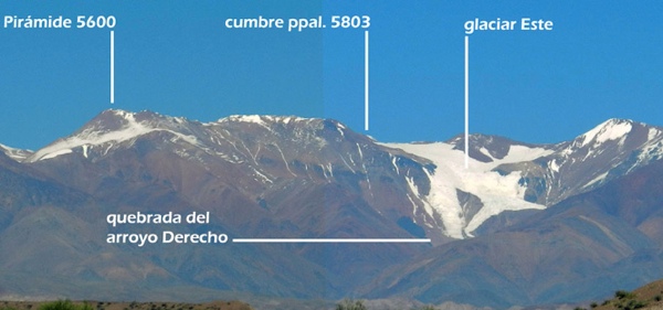 CERRO DE LA TOTORA DESDE CALINGASTA CERRO DE LA TOTORA DESDE CALINGASTA