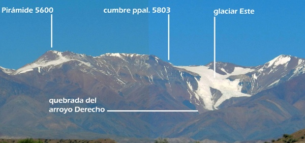 CERRO DE LA TOTORA DESDE CALINGASTA