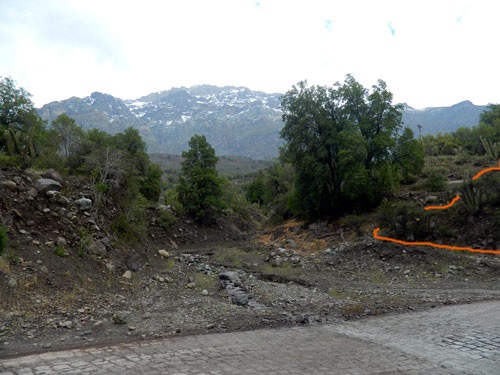 Inicio quebrada El Trecientos