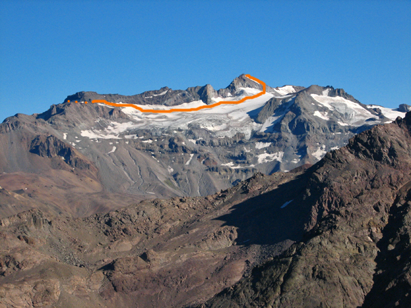 Ruta por el glaciar Ruta por el glaciar