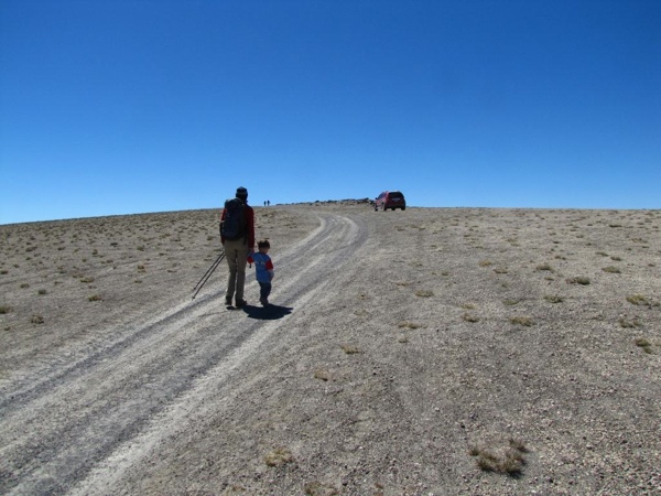 Llegando a la planicie cumbrera