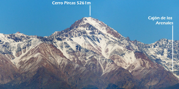 Cerro Pircas desde el noreste