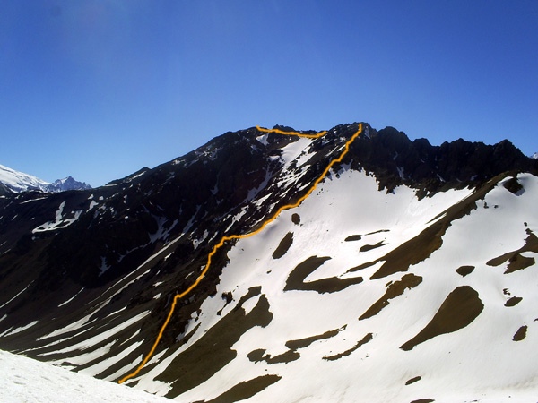 Arista Oeste Cerro Vega. Arista Oeste Cerro Vega.