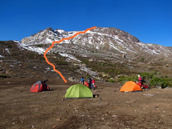 El Terremoto desde el campamento