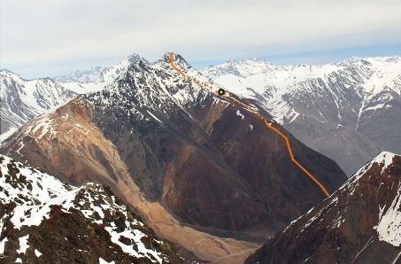 Vista del Retumbadero desde el Norte