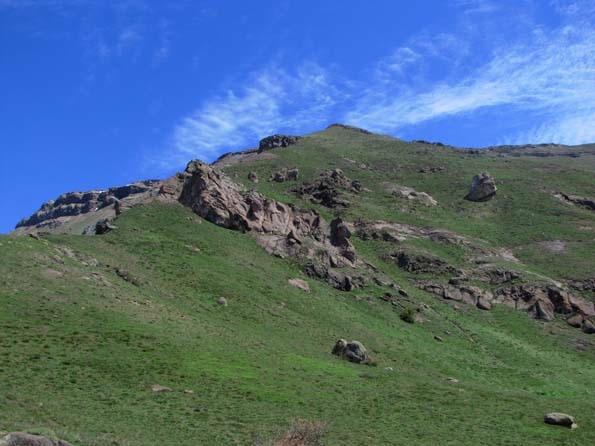 Rocas en el filo