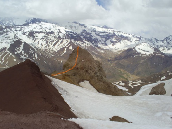 Cumbre Sur desde la Cumbre Norte.