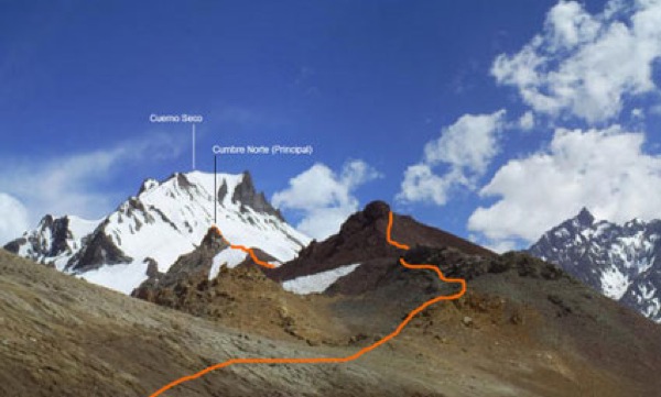 Travesía hacia la Cumbre Norte.