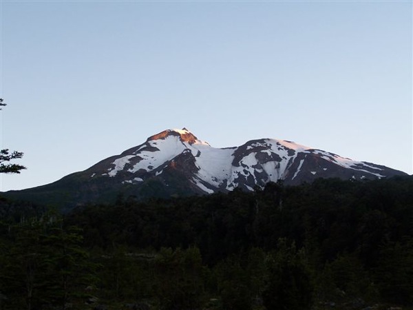 Vista desde el Rio Blanco. Amanecer