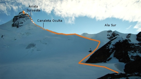 Ruta Normal del Cabeza de Cóndor