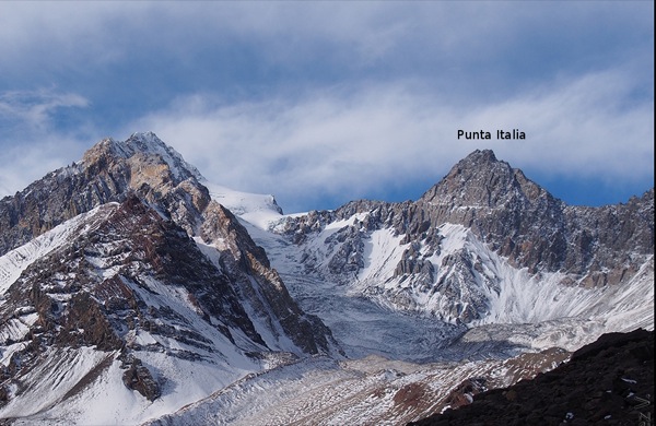 Punta Italia desde Laguna del Morado