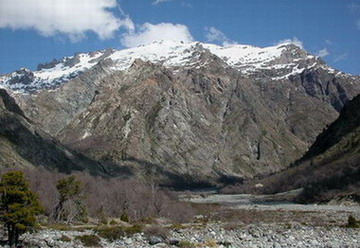 Cara norte del cerro El Toro