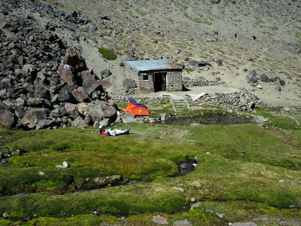 Refugio en primavera.