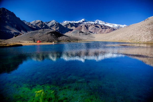 Campamento en Laguna Los Patos